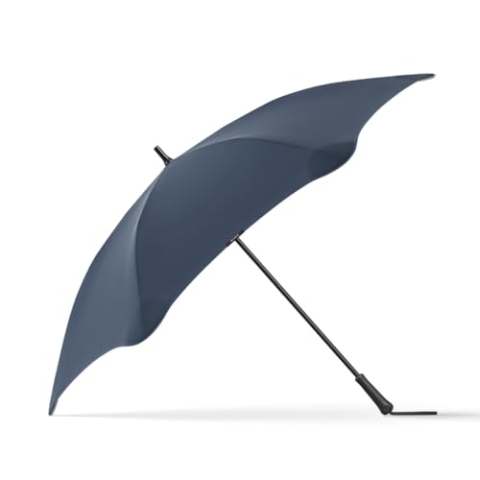 Blunt Executive Stockschirm Regenschirm marineblau | groß & sturmfest für 2 Personen – 138 cm Ø | Innovatives & patentiertes Design – getestet im Windkanal