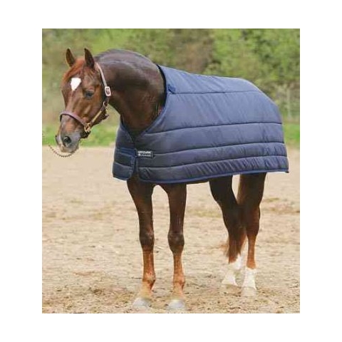 Horseware Irland Pferdedecke, 200 g, Pferde-Outdoordecke, ABAD62, Navy/Navy, 6'9" (206cm)