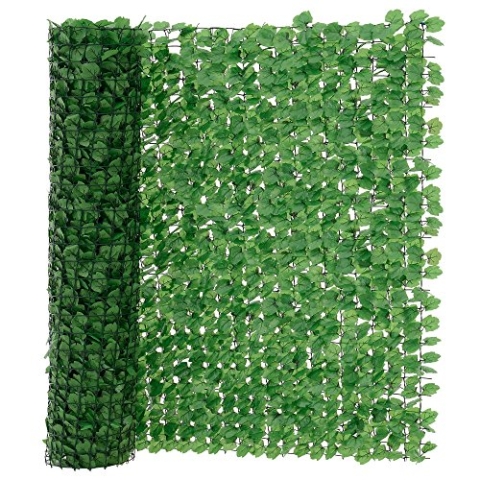 [neu.Haus] Blätterzaun (150 x 300 cm) Sichtschutz/Balkon Umspannung/PVC Sichtschutz