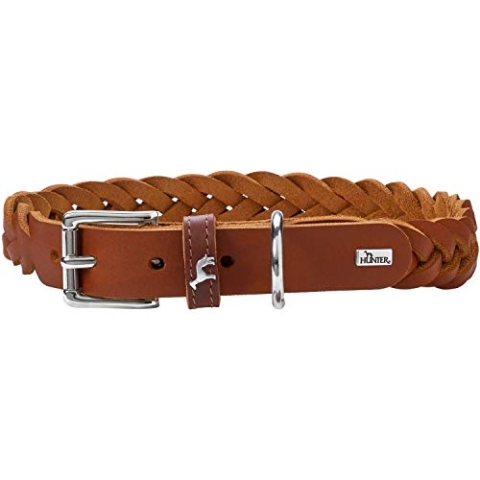 HUNTER Halsband Solid Education Special S (45), Cognac