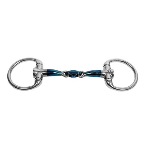 Trust Sweet Iron-Pony eggbut-eliptical-12mm Olivenkopfgebiss Doppelt gebrochen 11,5 cm