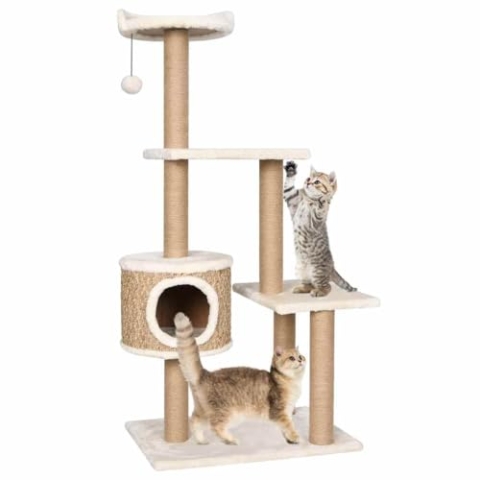Bussandri Exclusive - Katzen-Kratzbaum 123 cm Seegras