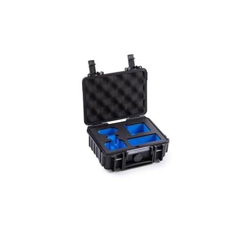 B&W International B&W Transportkoffer Outdoor für Insta360 GO 3 und GO 3S - Type 500 schwarz - wasserdicht nach IP67 Zertifizierung, staubsicher, bruchsicher und unverwüstlich