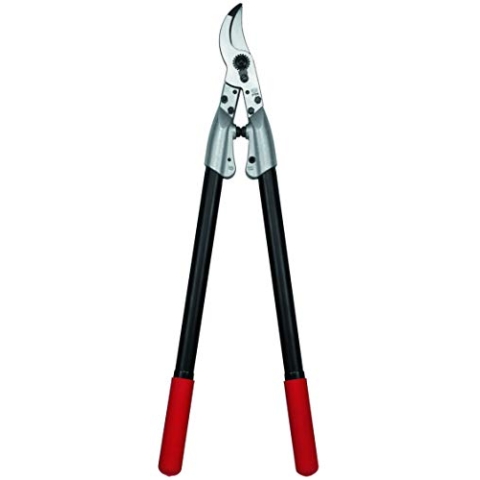 Felco 210C-60 Zweihand-Baum, Reb und Gartenschere, Länge 60 cm - Ziehender Schneidkopf, rot