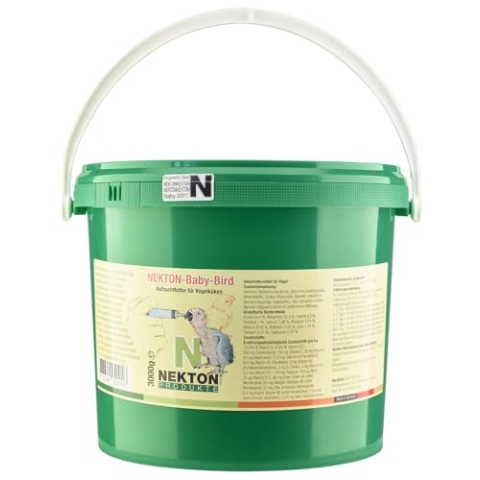 NEKTON-Baby-Bird | Aufzuchtfutter für Zier- und Greifvogelküken | Alleinfuttermittel (3000g)