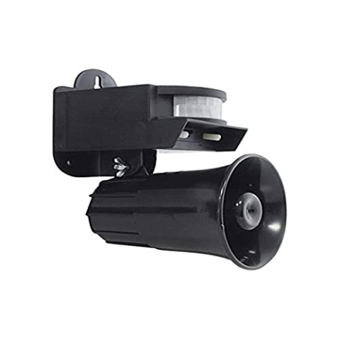 Blanko Vogelschreck Birdchaser mit Bewegungsmelder, Schwarz, 200 x 120 x 90 mm