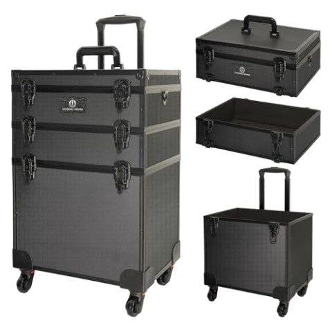 Imperial Riding Grooming Box IHRStackX Deluxe, Black