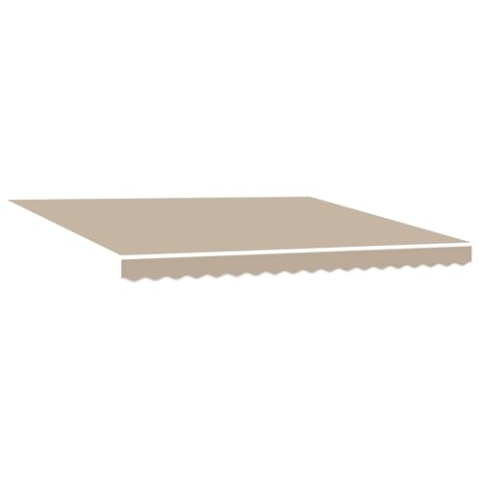 vidaXL Markisen-Ersatzgewebe für 4x3.5 m Rahmen Beige