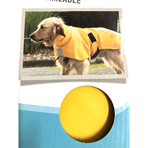 Petlando Regenmantel Dublin gelb S Halsumfang 54 cm, Brustumfang 53-64 cm, Rückenlänge 40 cm