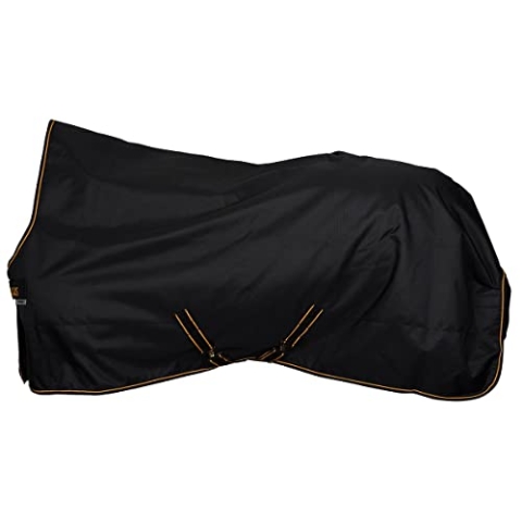 Bucas Irish Turnout Light 50g High Neck 1200D - black/gold, Groesse:125