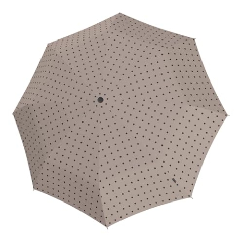 Knirps T.200 medium duomatic new kelly taupe - verbessertes Modell - Hochwertiger Materialmix - Oeko Tex zertifizierter Stoff - bis zu 150km/h getestet im Windkanal