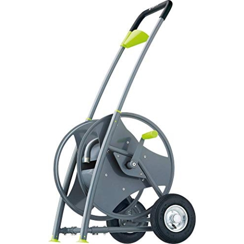 GEKA plus Schlauchwagen P40 (für Trinkwasser, Gestell pulverbeschichtetes Stahlrohr, Anschlüsse G 3/4", Luftbereifung, Halterung für Geräte) 42.8502.9