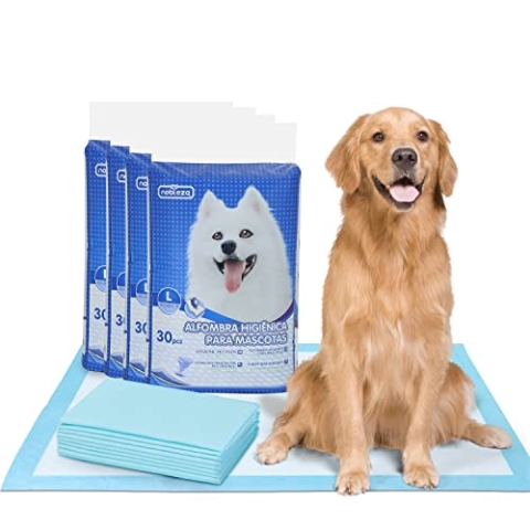 Nobleza -120 x Ultra saugfähige Hunde Trainingsunterlagen Welpenunterlage Welpen Toilettenmatte, 60 * 90cm