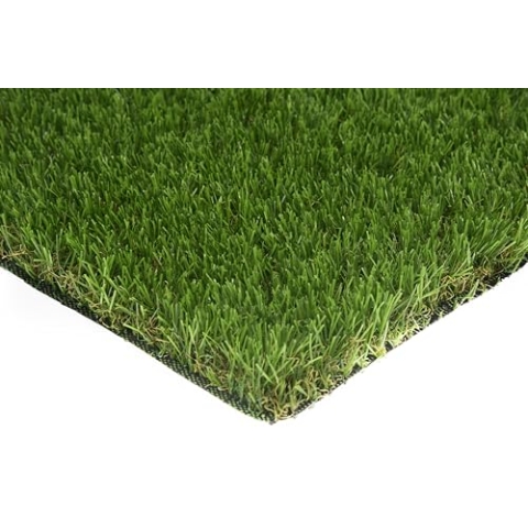 Kunstrasen 26 mm - 100 x 300 cm (3 m²) - Für Balkon, Terrasse oder Garten Outdoor - Natürliche Optik - Hohe Dichte mit 18.000 Stichen/m² - UV-beständig - Mit Drainage-Rücken - Haustierfreundlich