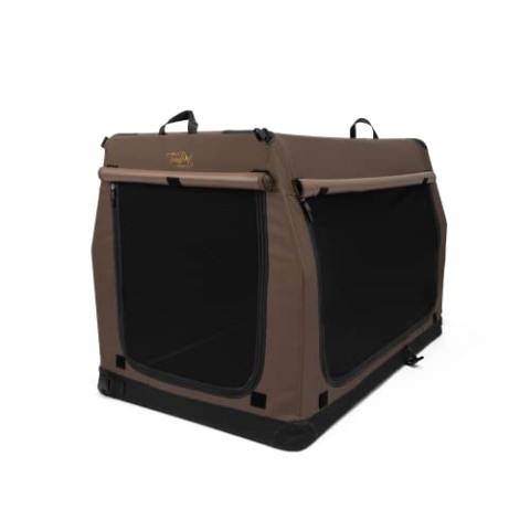 TrendPet TPX110-Pro - Leichte, Faltbare Hundebox mit Aluminium Rahmen