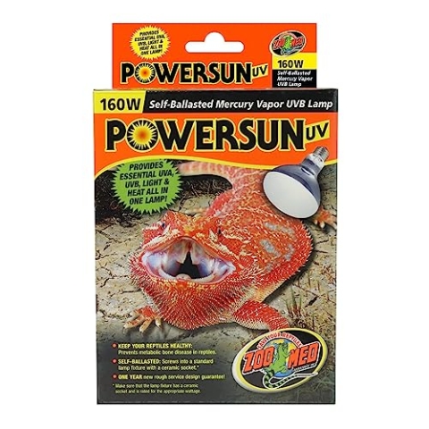 Zoo Med PUV-10E PowerSun UV Lampe für Reptilien 160 Watt