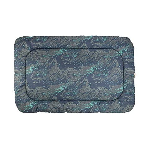 RUFFWEAR Basecamp Hundebett, bequemes & leichtes Reisebett für Hunde, maschinenwaschbar, 23" x 36", Tidal Teal