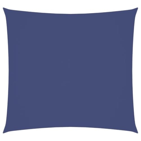 vidaXL Sonnensegel Oxford-Gewebe Quadratisch 4x4 m Blau