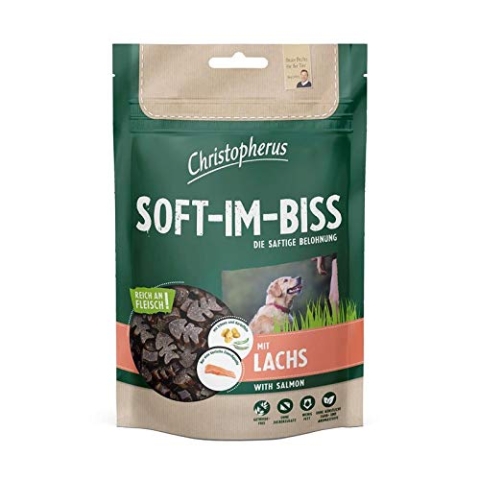 Christopherus Soft-Im-Biss mit Lachs | 12x 125g Hundesnack