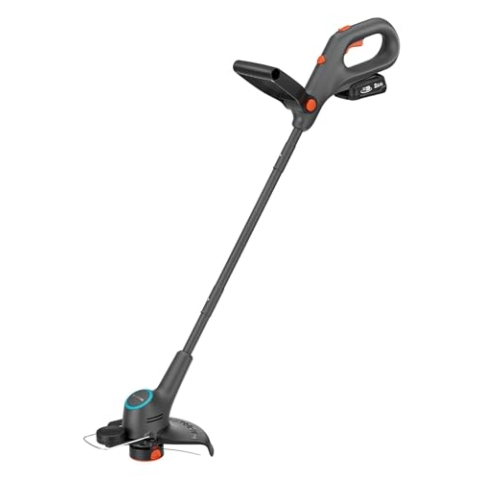 Gardena EasyTrim 25 18V Set Akku-Rasentrimmer, 2-in-1-Funktion, 18V-P4A-Akku, ergonomisch, leicht und wendig, ideal für präzises Kantenschneiden (14704-20)