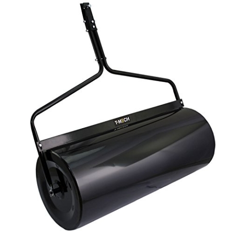 T-Mech 120L Anhängewalze Gartenrolle Rasenroller Gartenwalze Rasenwalze Bodenwalze Rasenroller Gartenroller zum Anhängen