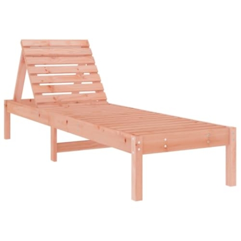 vidaXL Sonnenliege, Gartenliege Verstellbare Rückenlehne, Relaxliege Liege mit Latten-Design, Liegestuhl Strandliege für Garten Terrasse, Massivholz Douglasie