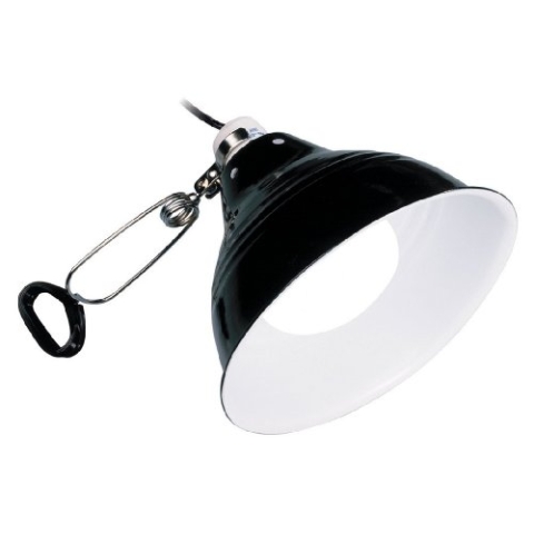 Exo Terra Glow Light, Porzellan-Klemmlampe und Leuchtreflektor, fuer Lampen bis 200W, Durchmesser 25cm