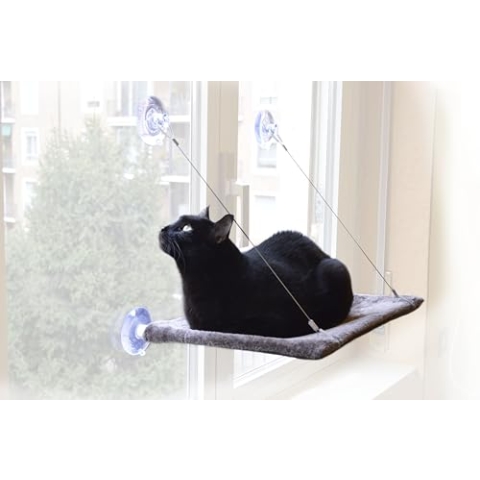 Cat View - Hängematte mit Fenster für Katzen