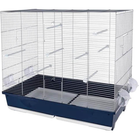 Kerbl Vogelkäfig ROSE, 80x45x75cm, 1 Stück (1er Pack)