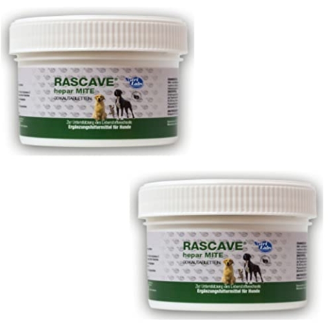 NutriLabs Rascave Hepar mite für Hunde - Doppelpack - 2 x 90 Tabletten
