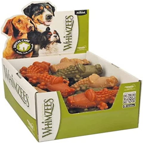 WHIMZEES 22506/2927 Hunde Leckereien, Alligator, groß, 30-Piece - Medium