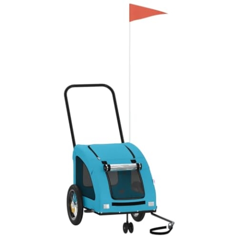 vidaXL Fahrradanhänger Hund Fahrradanhänger Hunde Radanhänger