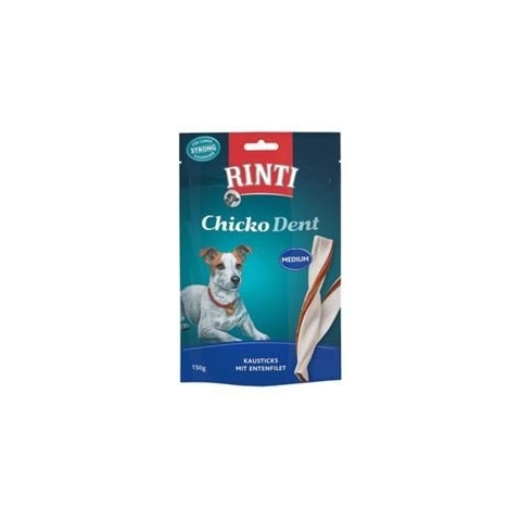 Rinti Extra Snack Chicko Dent Ente Medium | 9 x 150g Hundesnack