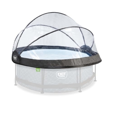 EXIT Toys Poolabdeckung ø244cm - Universell für Runde Pools - Hält Wasser Warm und Sauber - Einfache Montage - Robuste, Hochwertige Konstruktion - Geeignet für EXIT Pools und Andere Modelle