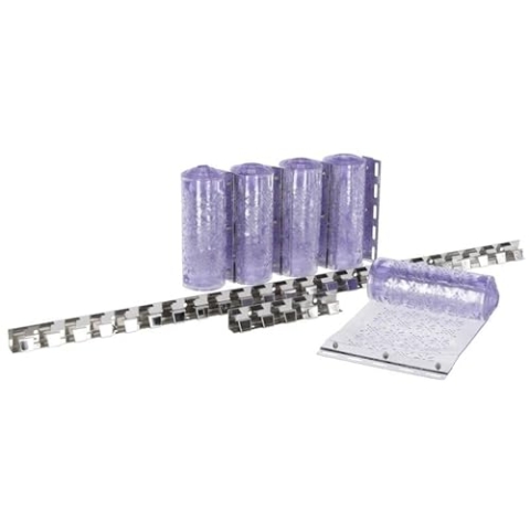 Fliegen-Streifenvorhang-Set PVC, 30cm, 225cm