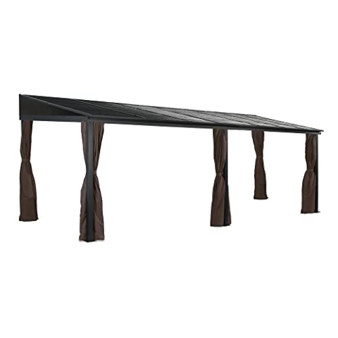 Sojag Aluminium Terrassenüberdachung Portland 1016 | Anthrazit | 288x488x240 cm