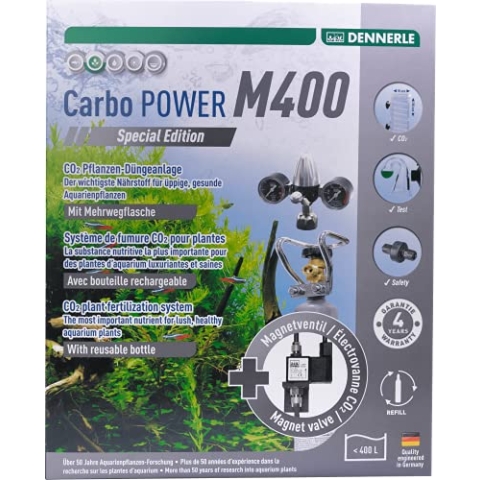 Dennerle Carbo Power M400 Special Edition - CO2-Düngeset für Aquarien bis 400 Liter