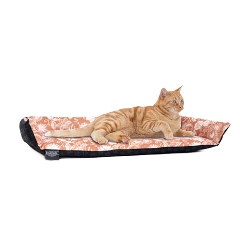bo&flash Katzenliege für die Fensterbank San Francisco Emmelie – Hochwertiges Katzenbett – Waschbares Katzenbett 62 × 27 × 10 cm – Katzenkissen – rutschfeste Unterseite - Cat Bed