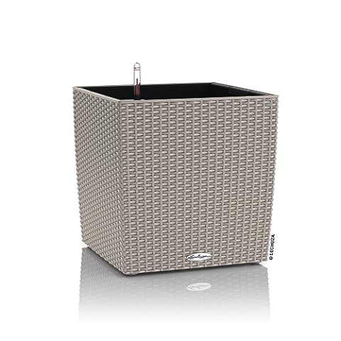 LECHUZA CUBE Cottage 30 sandbraun 15356