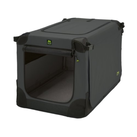 Maelson Soft Kennel faltbare Hundebox -anthrazit - XXL 120 - (120 x 77 x 86 cm)
