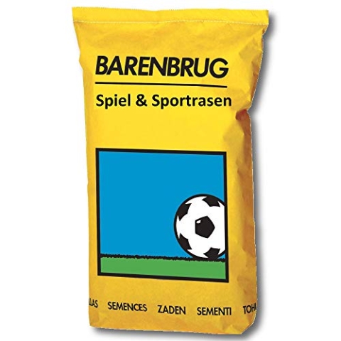 BARENBRUG Rasensamen Spiel und Sportrasen 5 kg Gebrauchsrasen Familienrasen