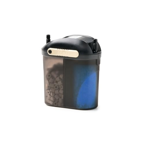 Eden 94070 FES 60 Aquarium Außenfilter - geräuscharmes Doppelfiltersystem, für Aquarien bis zu 60 Liter, platzsparendende Aufbewahrung, ideal für Nanoaquarien