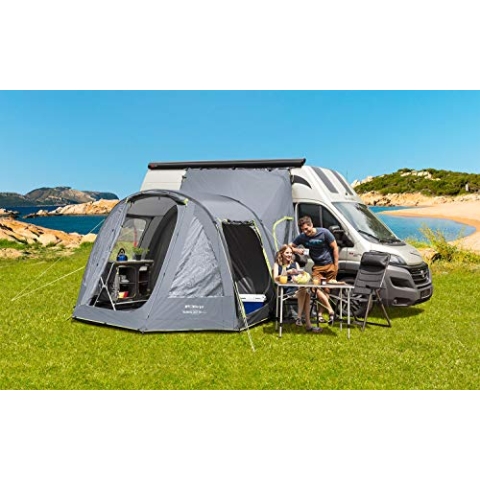 BERGER Extra Touring Easy-XL Busvorzelt - aufblasbares, freistehendes Outdoor Zelt Luftzelt - Autozelt Vorzelt Camping Zelt für Bus, Van, Auto - sekundenschnell aufgebaut inkl. Luftpumpe