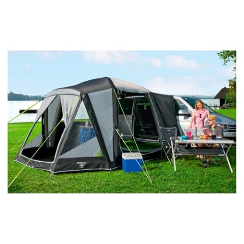 BERGER Busvorzelt Liberta Air │Luftzelt Autozelt aufblasbar freistehend Outdoor │Vorzelt Camping für Bus, Van, Auto│Schnellaufbau Zelt inkl. Luftpumpe