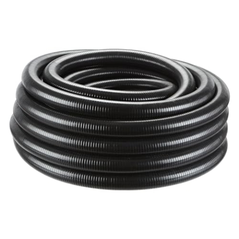 OASE Spiralschlauch schwarz 1 1/2", 12,5 m - PVC-Schlauch, Teichschlauch, Wasserschlauch, uv-beständig