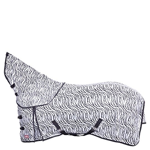 Fliegendecke Premiere mit Hals und Zebradruck 110 cm