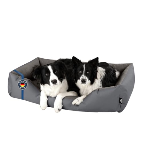 BedDog Hundebett Zara, Hundekissen mit abziehbaren waschbaren Bezug, Hundekorb, Hundesofa, für große Hunde, XXXL