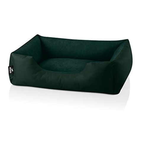 BedDog Hundebett Zara, Hundekissen mit abziehbaren waschbaren Bezug, Hundekorb, Hundesofa, für kleine Hunde, S