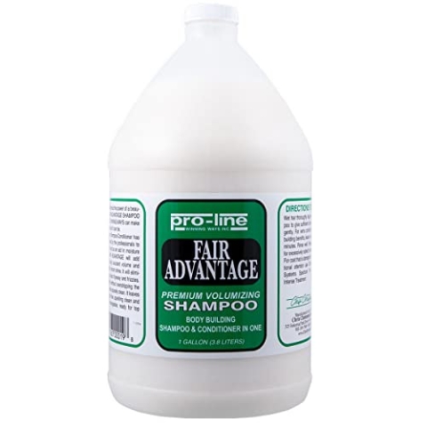 Chris Christensen Pro-Line Fair Advantage Shampoo & Conditioner - Hochwertiges volumisierendes Shampoo für Hunde - Build Körper, während die Bereitstellung von Feuchtigkeit - Anti-Statik-Formel, 3.8 l