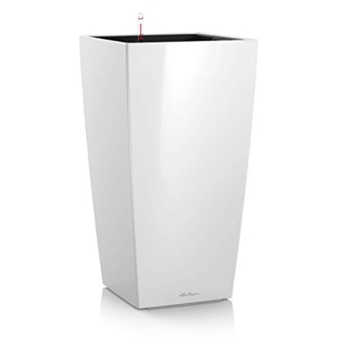 LECHUZA CUBICO Premium 50 weiß hochglanz 18161
